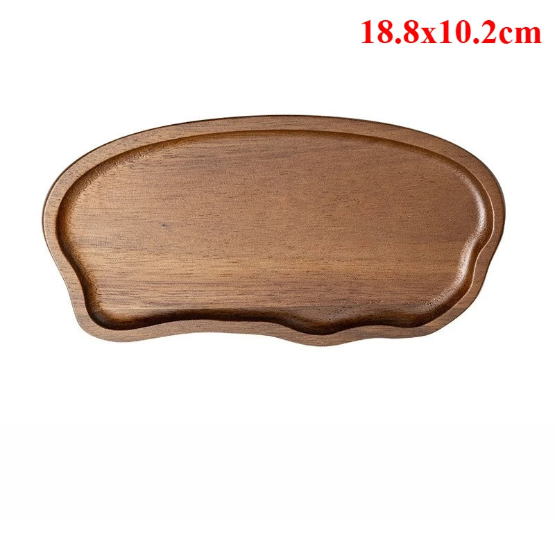 Plateau en Bois d'Acacia – Dessous de Verre & Plateau de Service Multifonction