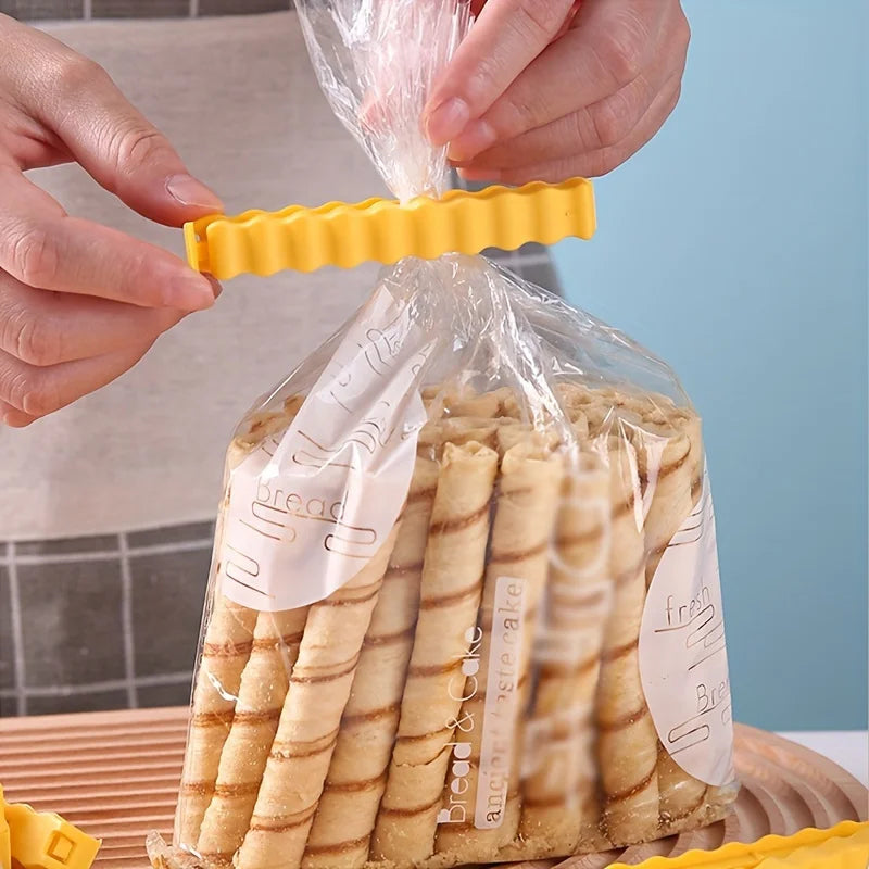 Pinces de Fermeture Alimentaires – Lot de 12, Design Frite, Fermeture Hermétique