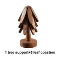 Set de Dessous-de-Plat en Bois de Noyer – Design Sapin